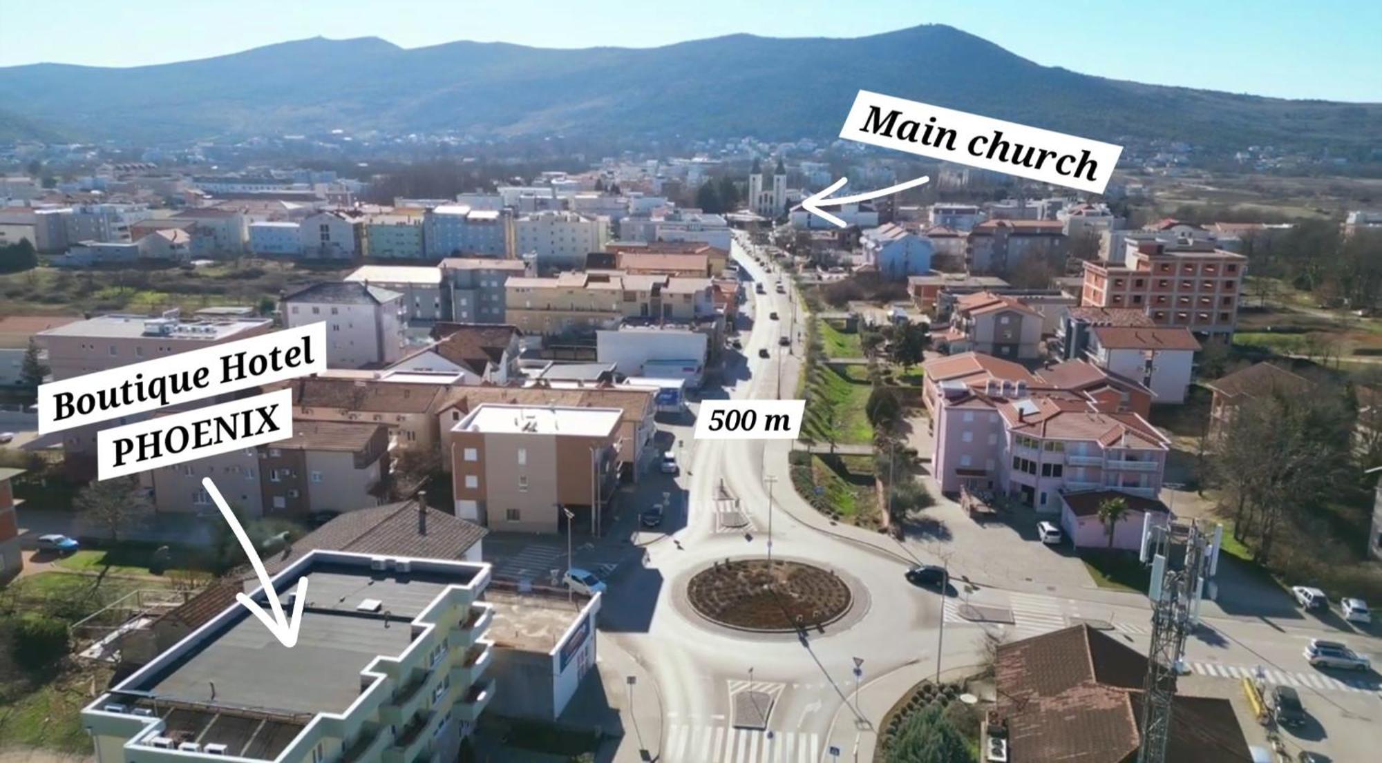 Boutique Hotel Phoenix Medugorje Luaran gambar